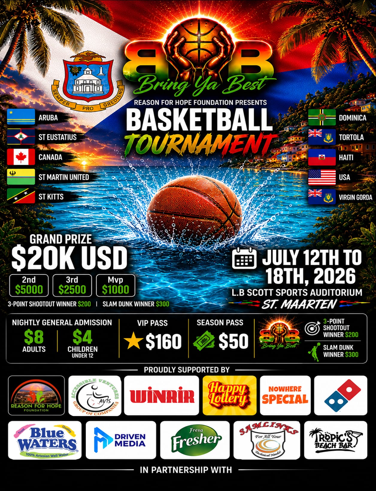 Bring Ya Best Invitational Basketball Tournament flyer